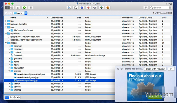 Vicomsoft FTP Client for Mac V5.5 苹果电脑版