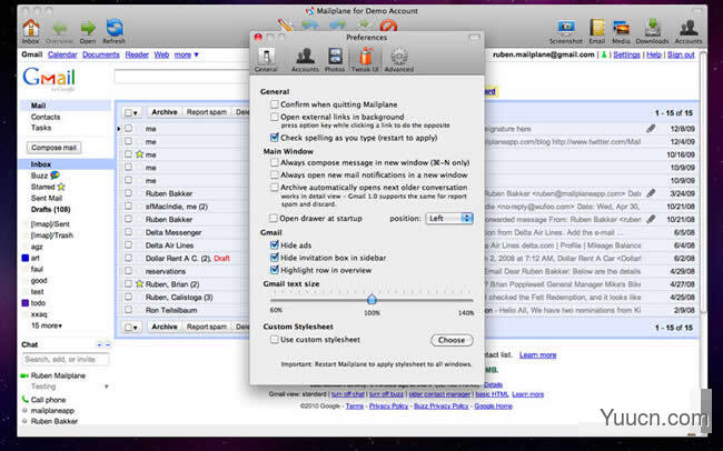 Mailplane for mac V3.6.0 苹果电脑版