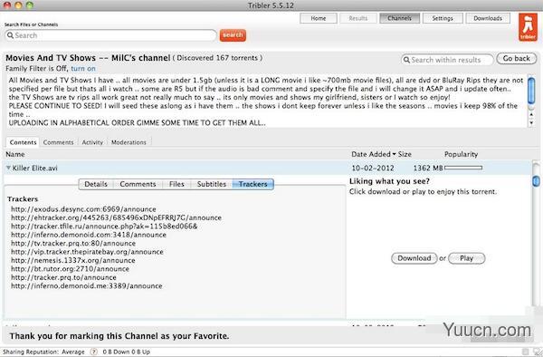 Tribler for Mac(BT搜索软件) V6.4.3 苹果电脑版