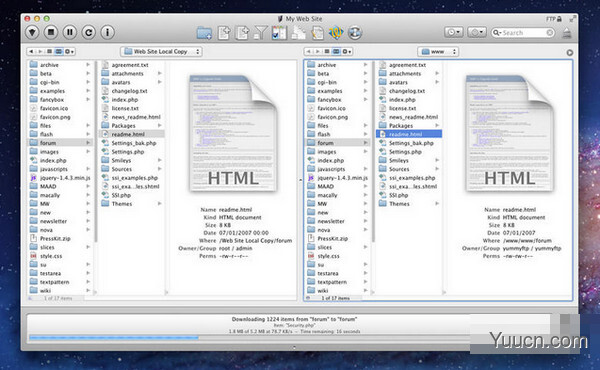 Yummy FTP for Mac v1.11.14 苹果电脑版