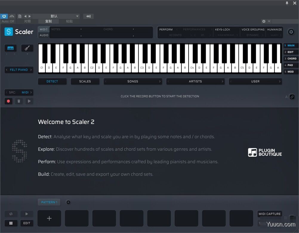 独特的MIDI效果插件Plugin Boutique Scaler 2 for Mac v2.5.0 安装激活版