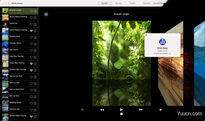 睡眠辅助软件 White Noise for Mac v7.4.0 免费破解版