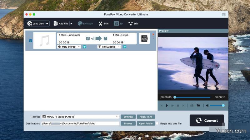 苹果电脑视频格式转换器 FonePaw Video Converter Ultimate for Mac v6.0.0 中文激活版