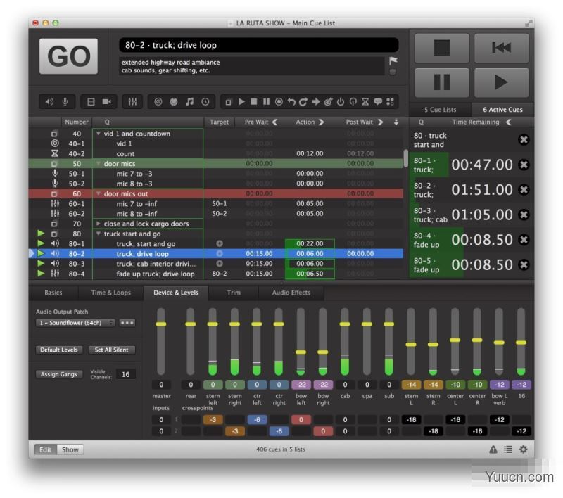 现场舞台灯光视频控制器 QLab Pro for Mac v4.6.10 直装破解版