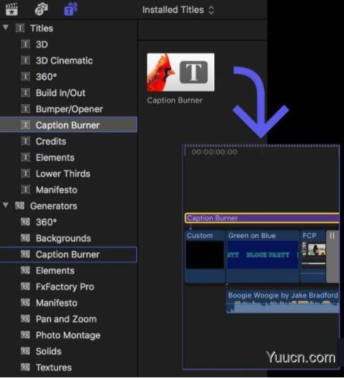 FCPX/AE/PR视频字幕刻录插件 Caption Burner 1.0 Mac 苹果版