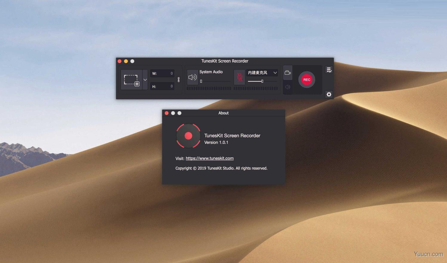 音视频录音机工具TunesKit Screen Recorder for Mac v1.1.0 苹果激活版(附激活码)