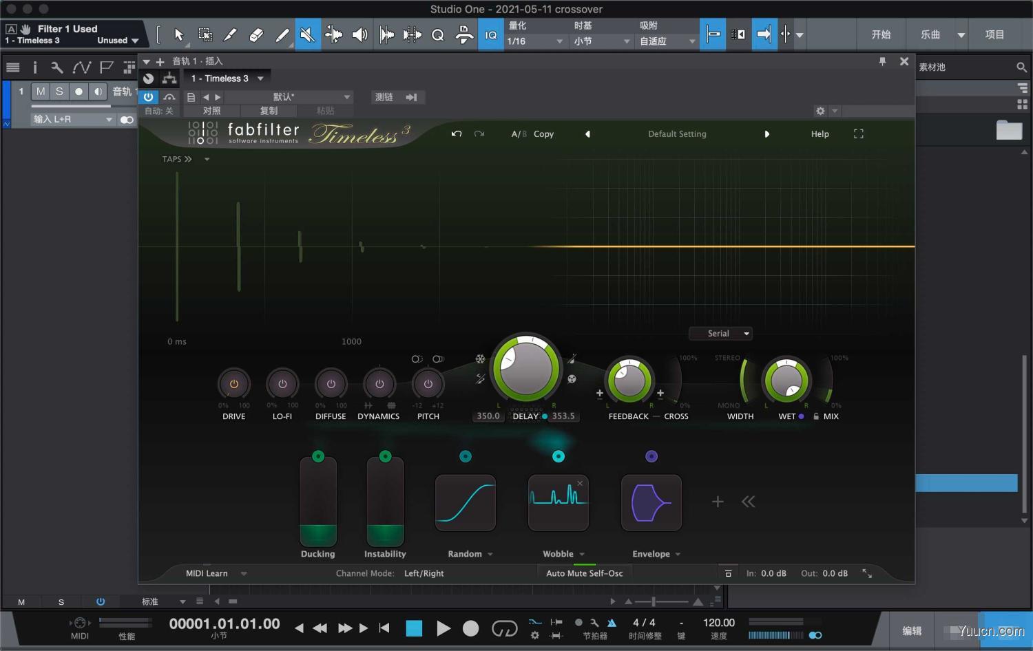 FabFilter Timeless 3 for Mac(老式磁带延迟器) v3.0.0 苹果特别版