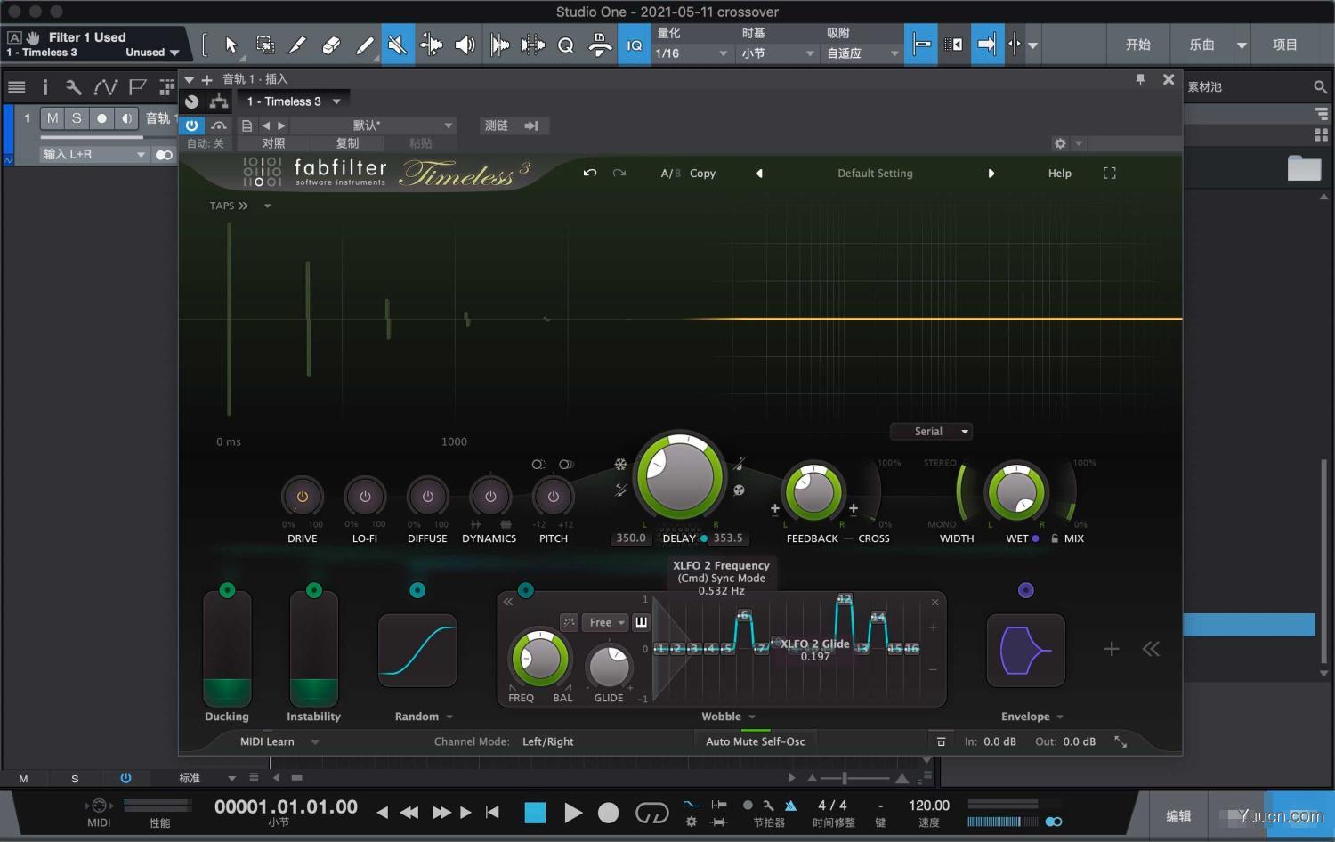 FabFilter Timeless 3 for Mac(老式磁带延迟器) v3.0.0 苹果特别版