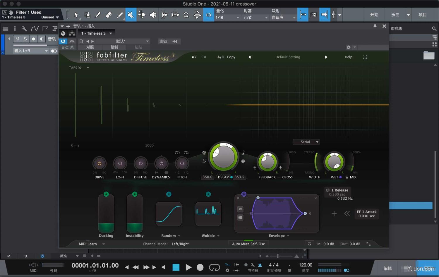 FabFilter Timeless 3 for Mac(老式磁带延迟器) v3.0.0 苹果特别版