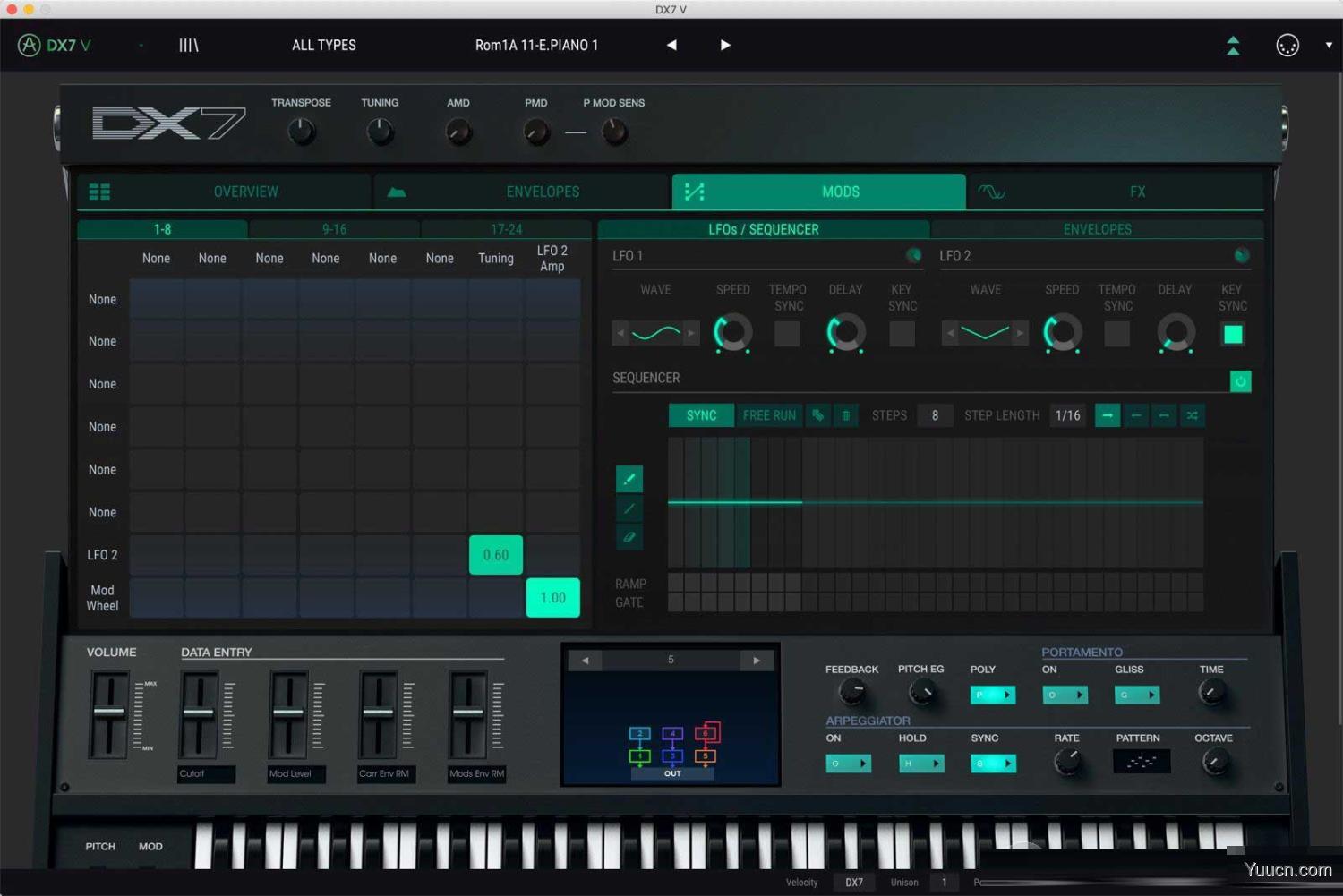 Arturia DX7 V for Mac(模拟FM数字合成器) v1.7.1.1263 直装免激活版