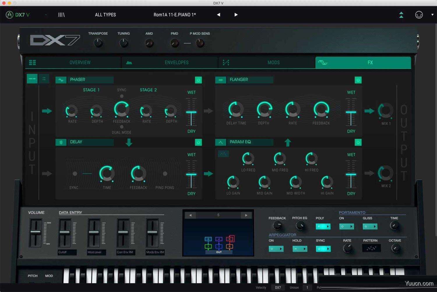 Arturia DX7 V for Mac(模拟FM数字合成器) v1.7.1.1263 直装免激活版