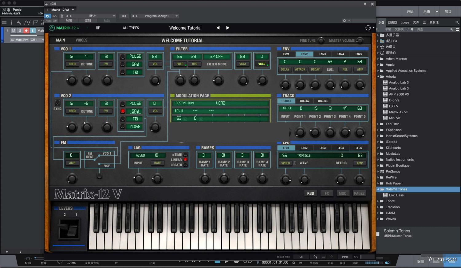 Arturia Matrix-12 V2 for Mac(可编程模拟合成器) v2.7.1.1263 免费激活版