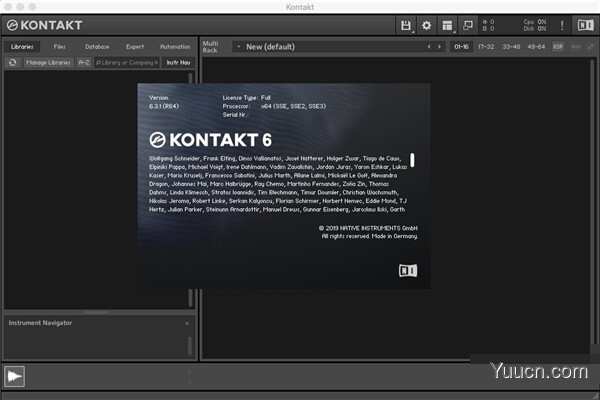 专业音频采样器Native Instruments Kontakt 6 for Mac v6.6.1 免费破解版