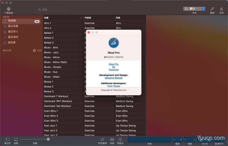 Mac音乐学习软件ireal pro for Mac v2020.7.1 中文一键安装破解版