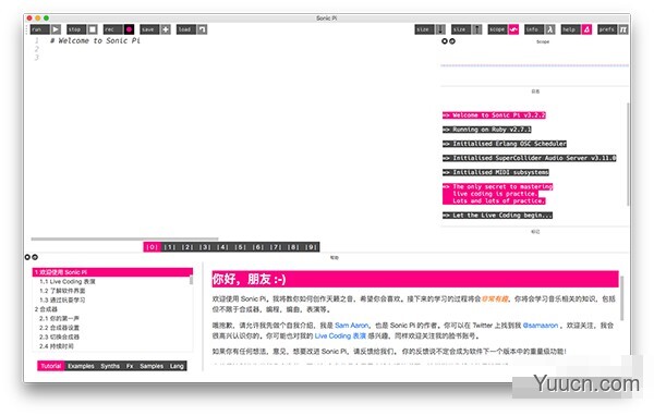 Sonic Pi(音乐创作表演工具) for Mac V3.2.2 苹果电脑版