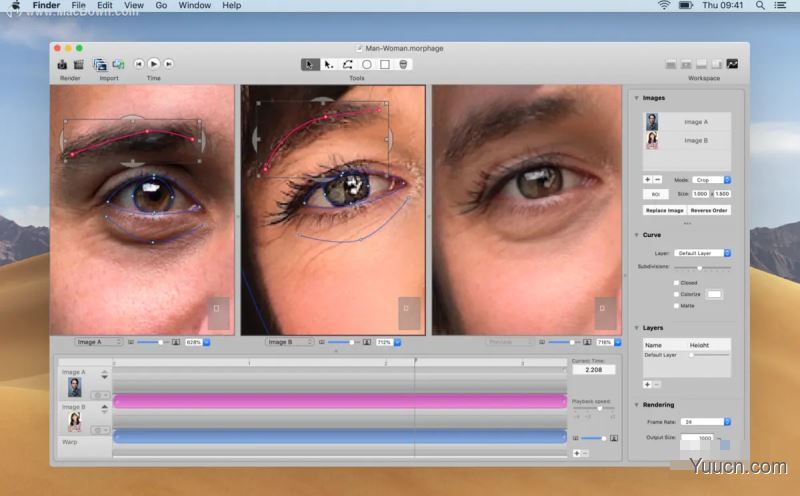 Morph Age Pro (人脸拼接软件) for Mac V5.0.3 苹果电脑版