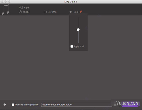 MP3调音器MP3Gain for mac v4.1.0 特别版