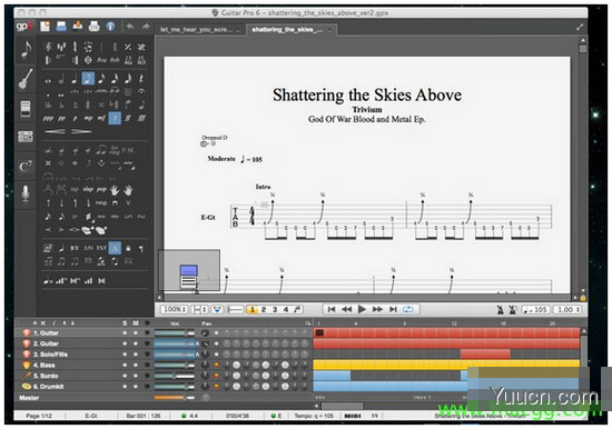 Guitar Pro 6 for mac 简体中文 苹果电脑版