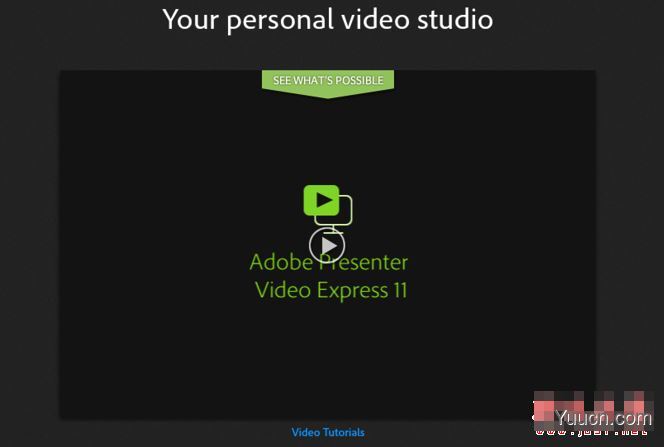 Adobe Presenter Video Express for Mac(多媒体视频处理工具)) v11.0 官网苹果电脑版