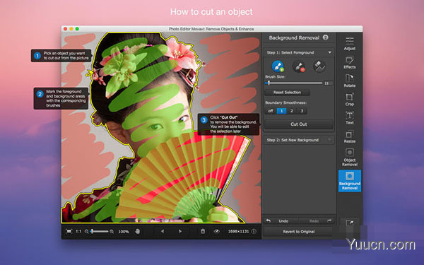 Movavi Photo Editor for Mac(照片编辑软件) V5.7 中文多语特别版