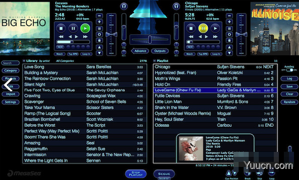 MegaSeg DJ for Mac(音乐混音应用) V6.0.8 苹果电脑版