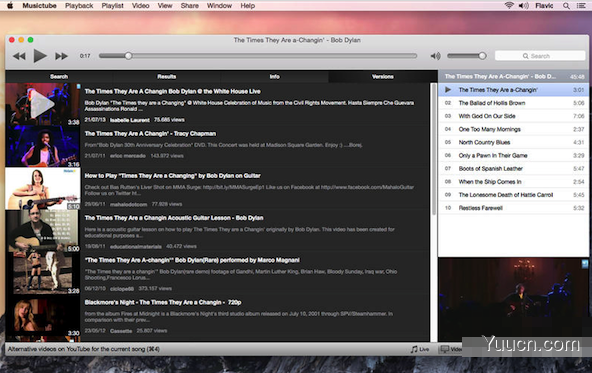 Musictube for YouTube for Mac V1.5.1 苹果电脑版