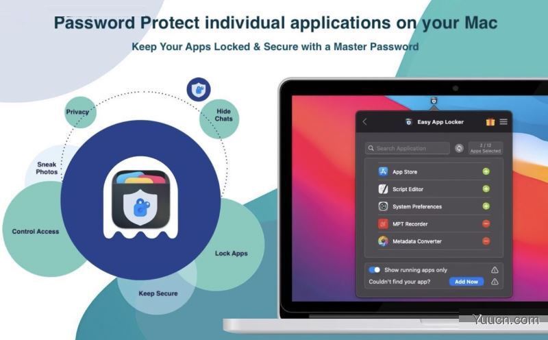 苹果电脑软件加密工具 Easy App Locker Mac v1.0 直装破解版