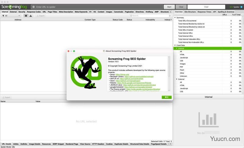 网站抓取工具Screaming Frog SEO Spider Mac V16.5 直装激活版+激活码