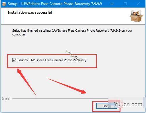 IUWEshare Free Camera Photo Recovery V7.9.9.9 英文安装版(附安装使用教程)