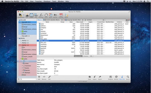 Navicat for MySQL 11 Mac