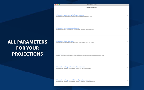 Projections Tools Mac版