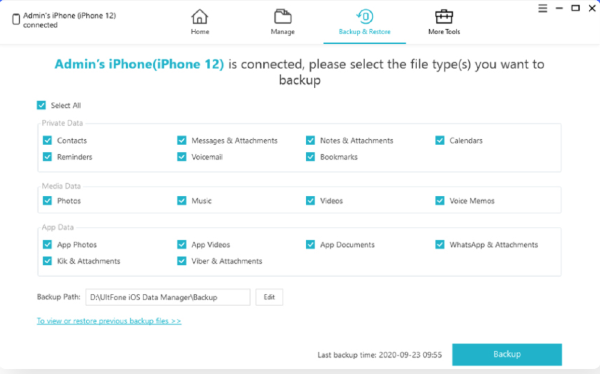 UltFone iOS Data Manager Mac版