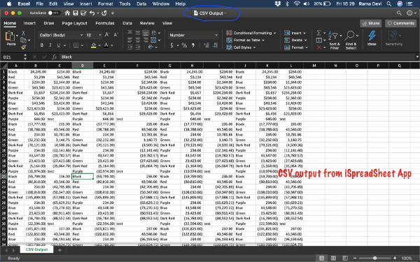 iSpreadSheet Mac版