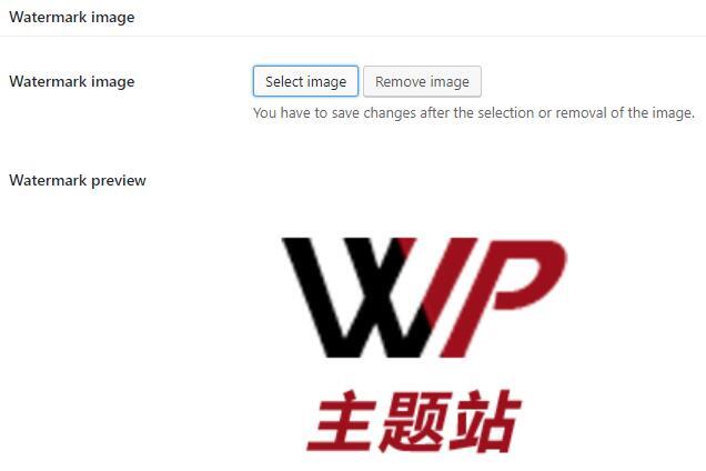 WordPress水印插件Image Watermark使用教程