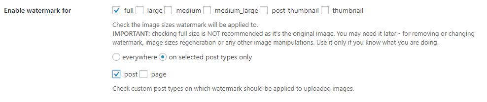 WordPress水印插件Image Watermark使用教程